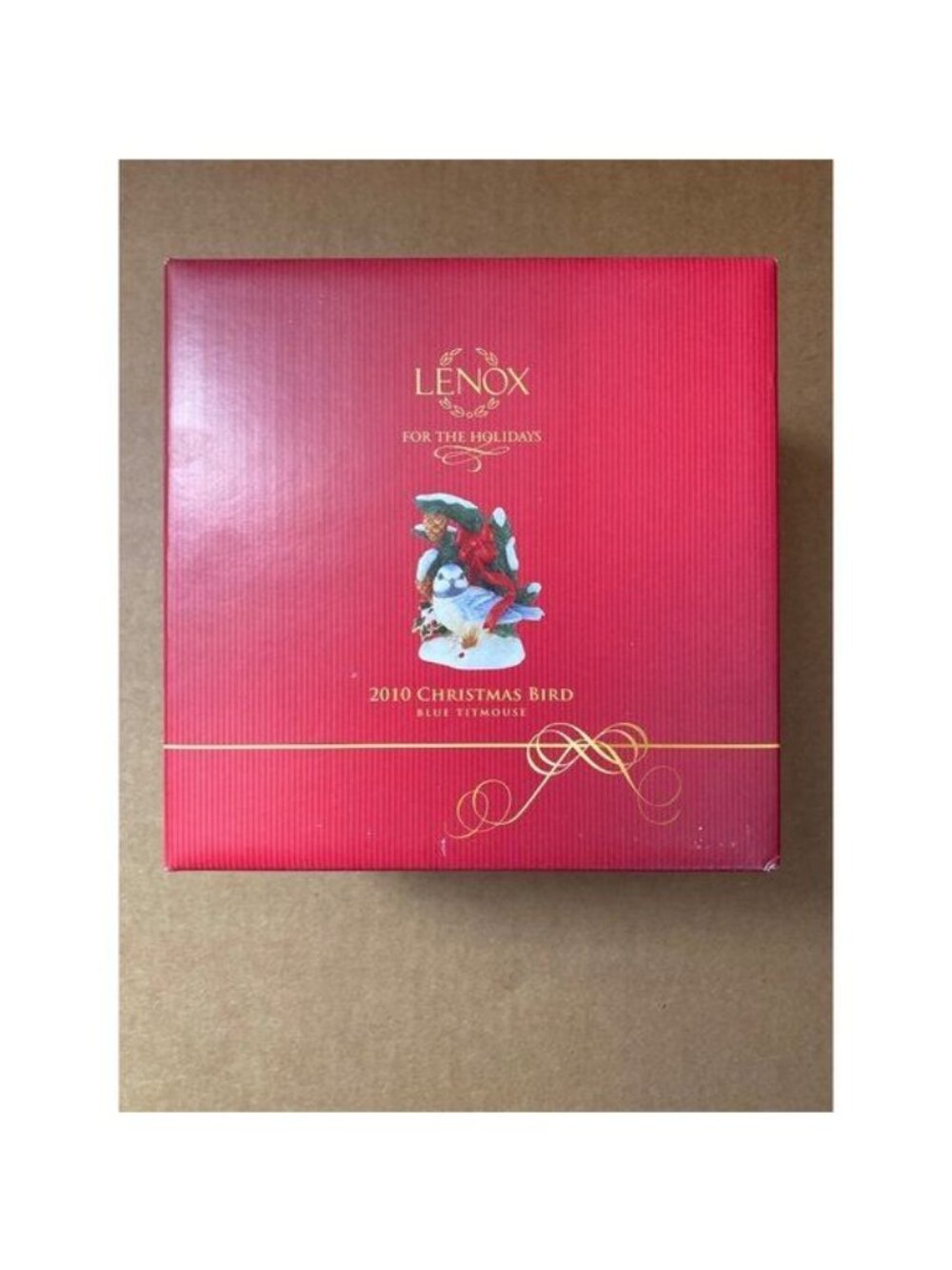 2010 Lenox Christmas Blue Titmouse Annual Collection Bird Figurine Ltd Ed NEW - Picture 2 of 10
